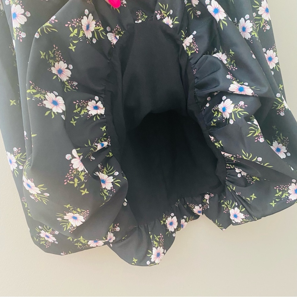 Free People Bubble Mini Dress Black Sz Small - Picture 6 of 12